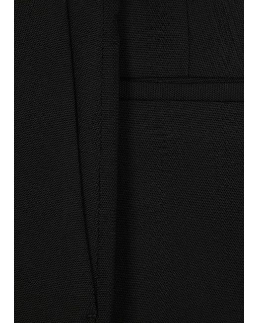 Acne Black Pera Cropped Wool-blend Trousers