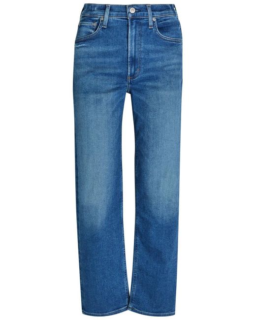 Citizens of Humanity Blue Palma Straight-Leg Jeans