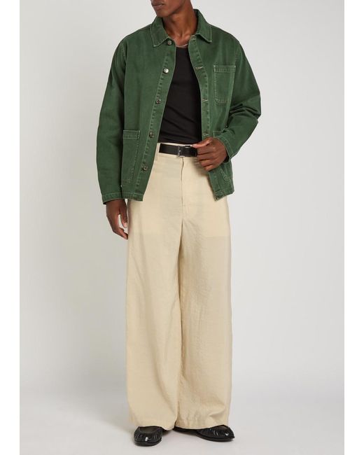 Percival Green Denim Jacket for men
