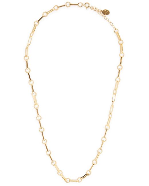 V By Laura Vann White 18kt -plated Chain Necklace