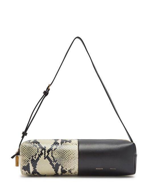 Khaite Metallic Kye Quartet Leather Shoulder Bag