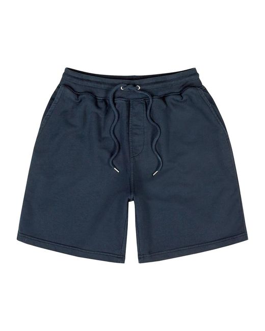 COLORFUL STANDARD Blue Cotton Shorts for men