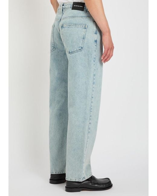 MKI Miyuki-Zoku Blue Classic Straight-Leg Jeans for men