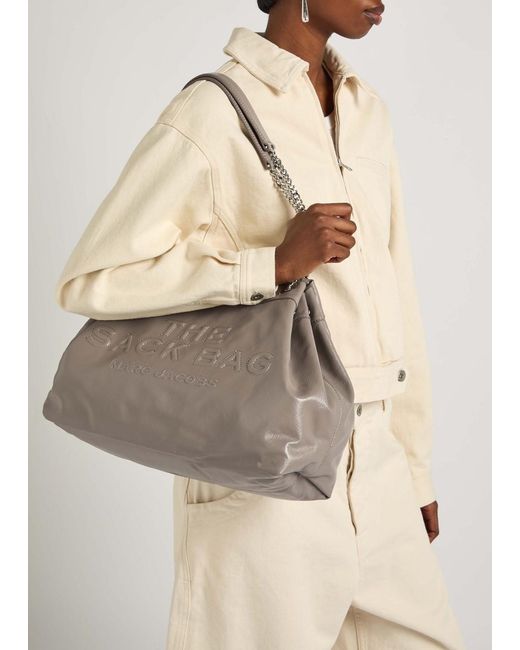 Marc Jacobs Natural The Chain Sack Large Leather Tote