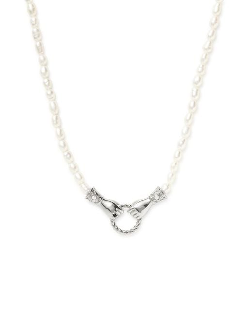 Missoma White X Harris Reed In Good Hands Necklace