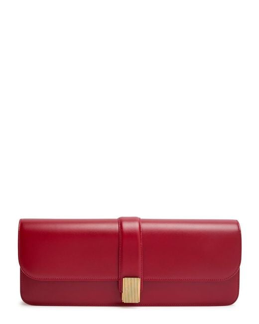 Khaite Red Blake Leather Clutch