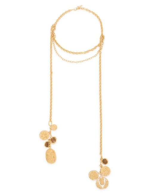 Chloé White The Chloé Medals Layered Necklace