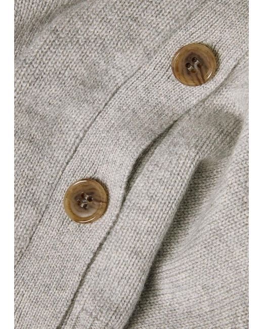 Lisa Yang Gray Marion Cashmere Cardigan
