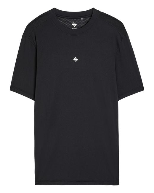 Represent Black 247 Numbers Stretch-Jersey T-Shirt for men