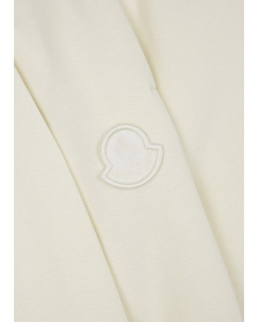 Moncler White Cotton-blend Sweatpants