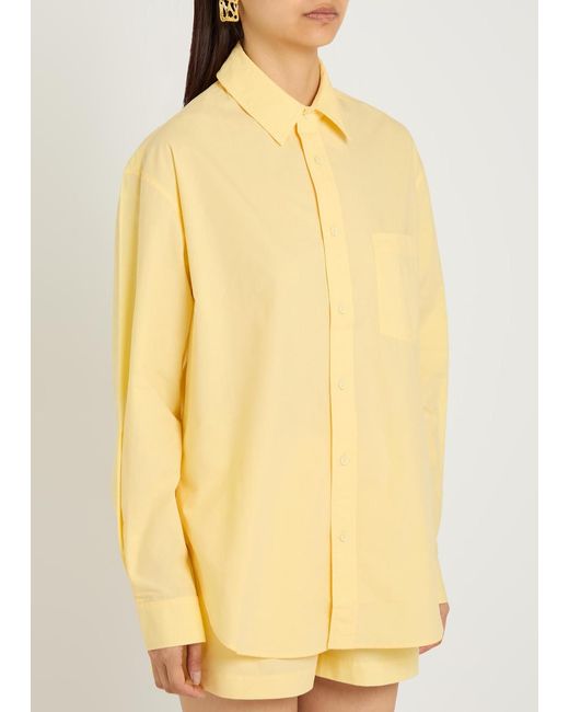 Matteau Yellow Cotton-Poplin Shirt