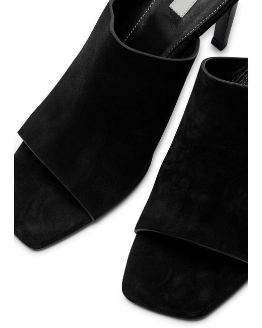 Totême  Black 85 Suede Mules
