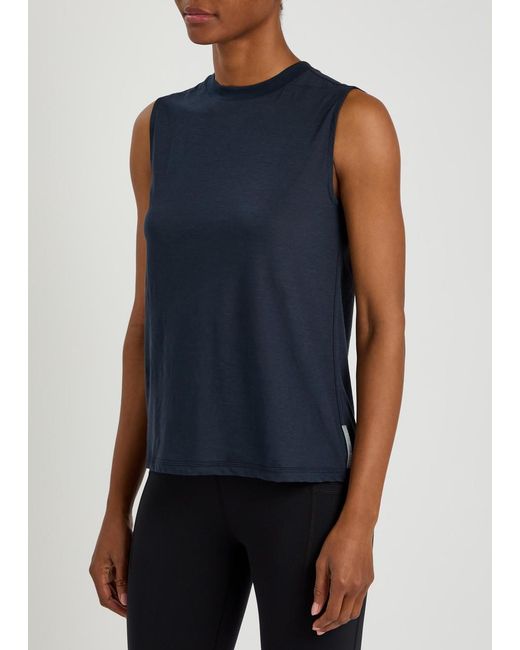 Literary Sport Blue Naomi Cotton Tank Top