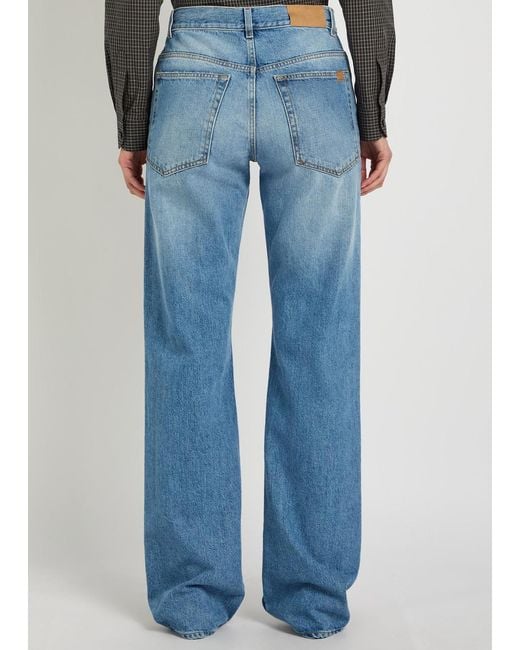 Calvin Klein Blue Straight-Leg Jeans