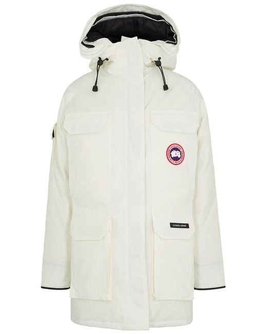 Canada Goose White Expedition Hooded Arctic-Tech Parka, Parka, Coat