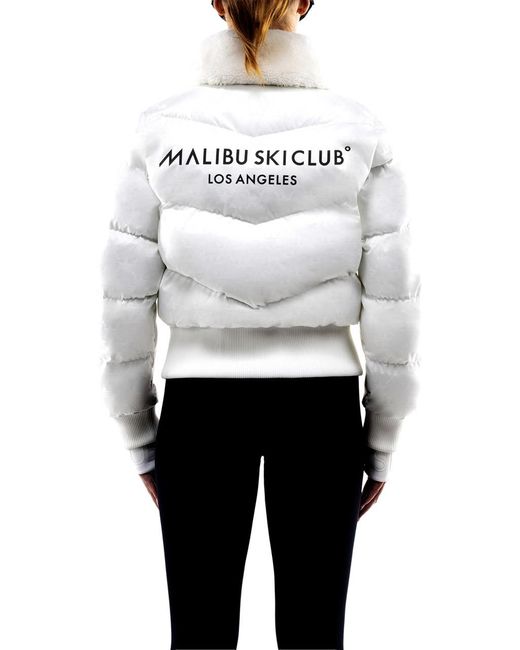 Malibu Ski Club Gray Classic Bomber Jacket