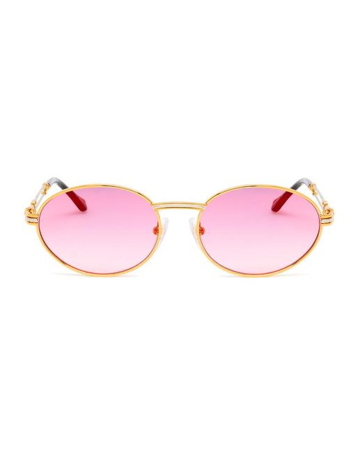 Vintage Frames Company Pink Pac Double Rope Edition Oval Sunglasses for men