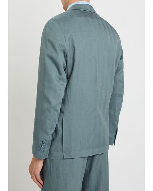 Percival Green Tailored Woven Blazer for men