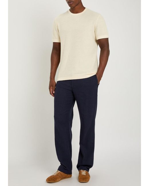 PAIGE Natural Brimmer Waffle T-Shirt for men