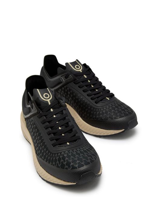 Now You Live Black Yp 305 Performance Mesh Sneakers