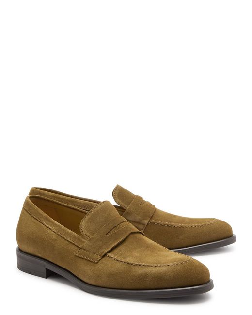 PS by Paul Smith Brown Remi Suede Loafers for men