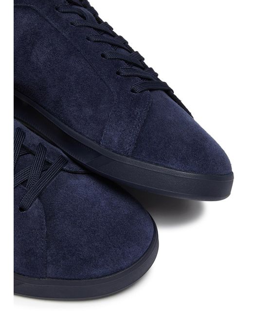 Polo Ralph Lauren Blue Heritage Court Ii Suede Sneakers for men