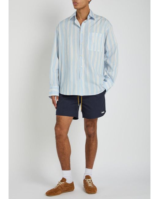 Rhude Blue Moonlight Classic Shorts for men