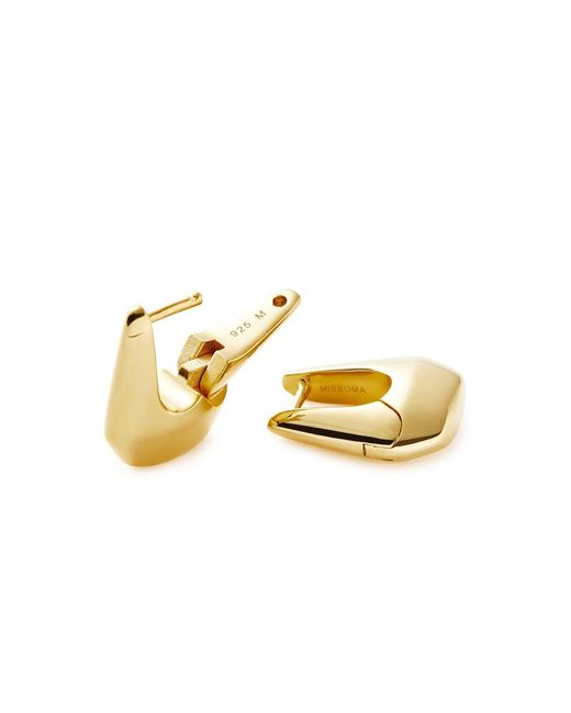 Missoma Metallic X Lucy Williams Acro Small 18kt -plated Hoop Earrings