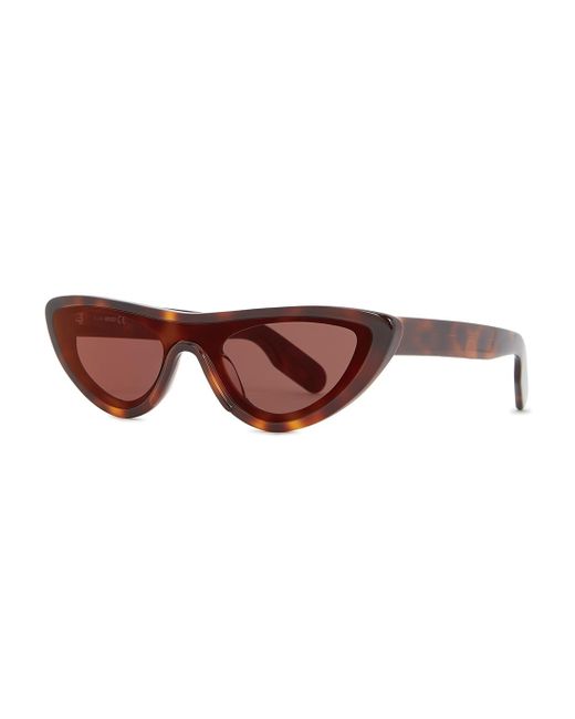 KENZO Brown Tortoiseshell Cat-eye Sunglasses, Sunglasses, Tortoiseshell