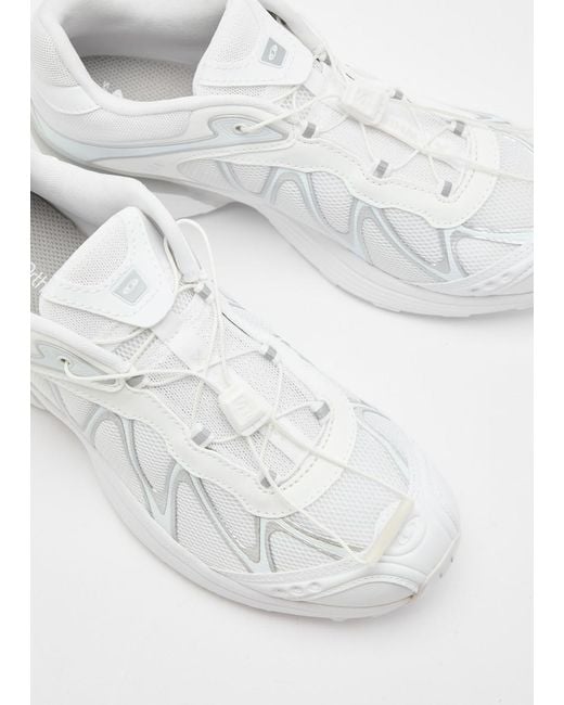 Salomon White Xt-Whisper Panelled Mesh Sneakers