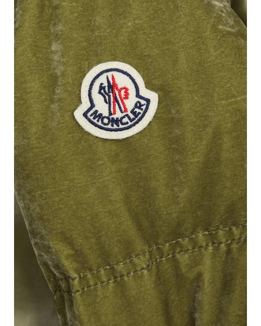 Moncler Green Natadola Quilted Flocked Gilet for men