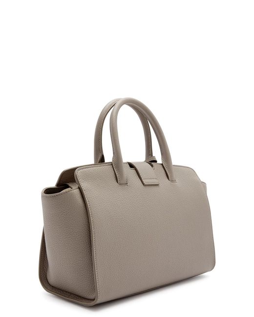 Saint Laurent Gray Downtown Leather Top Handle Bag