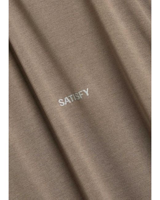 Satisfy Gray Auralite Logo Jersey T-Shirt for men