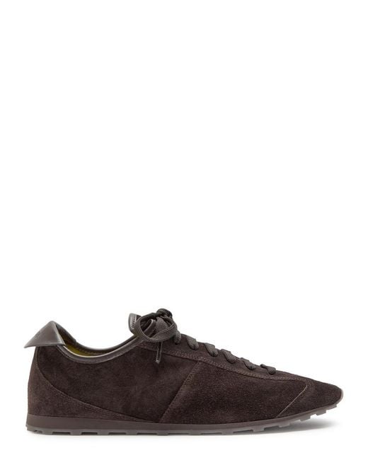 Jacquemus Brown Les Tennis Suede Sneakers for men