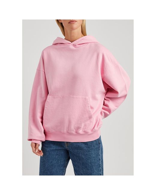 COLORFUL STANDARD Pink Hooded Cotton Sweatshirt
