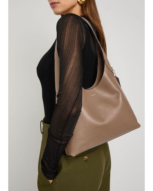 COACH Brown Brooklyn 28 Leather Shoulder Bag