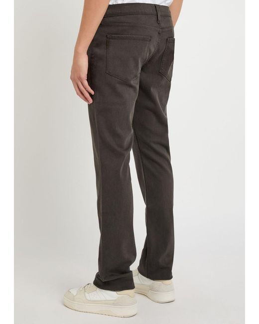 PAIGE Gray Federal Slim Straight-Leg Jeans for men