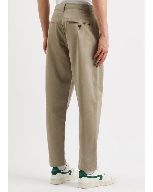 Universal Works Natural Tapered-leg Cotton Chinos for men