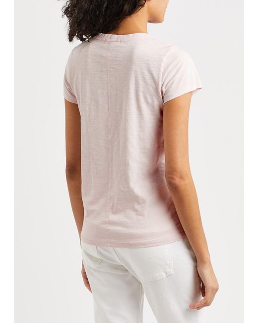 Rag & Bone Pink The Slub Cotton T-shirt