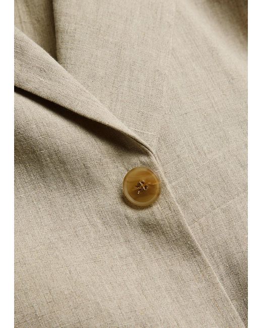 Sunspel Natural Linen Blazer for men