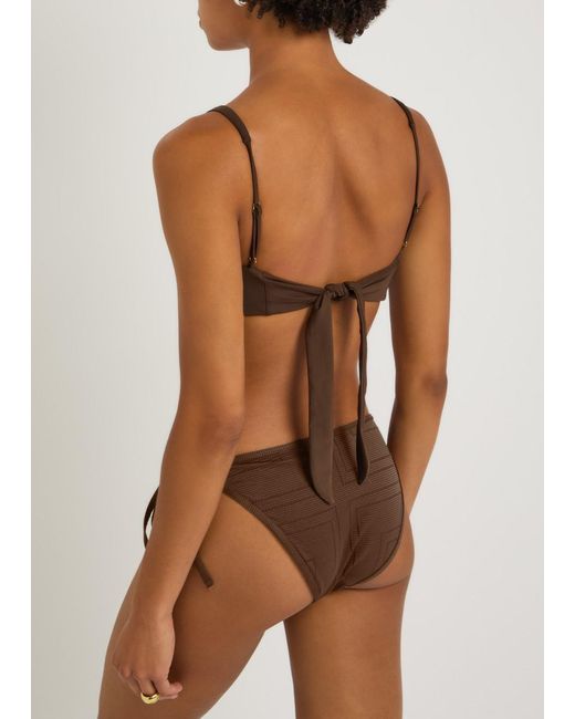 Away That Day Black Palma Bikini Top