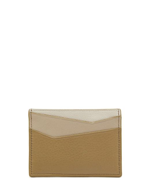 Loewe Natural Puzzle Colour-blocked Leather Card Holder