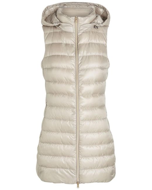Herno Natural Hooded Shell Gilet