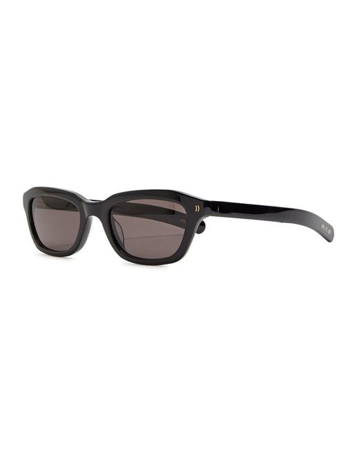 FLATLIST EYEWEAR Black Clint Rectangle-Frame Sunglasses for men