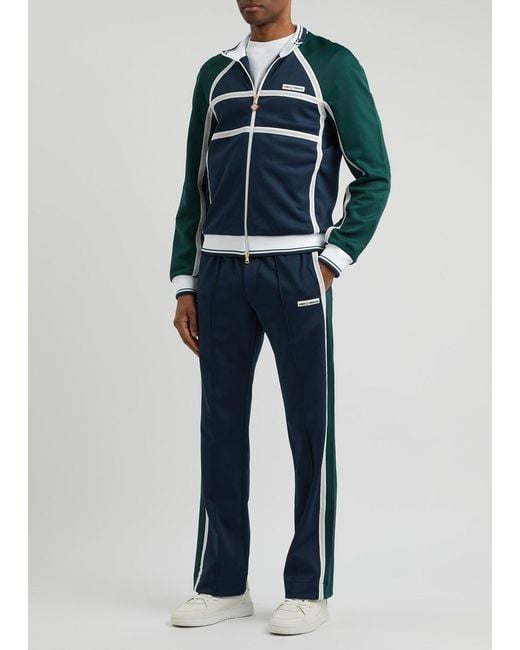 Casablanca Blue Taping Track Pants for men
