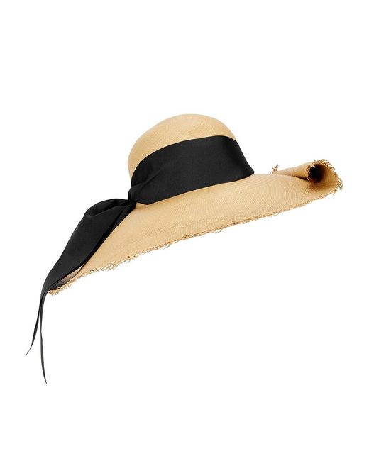 Sensi Studio Multicolor Glam Lady Ibiza Straw Panama Hat