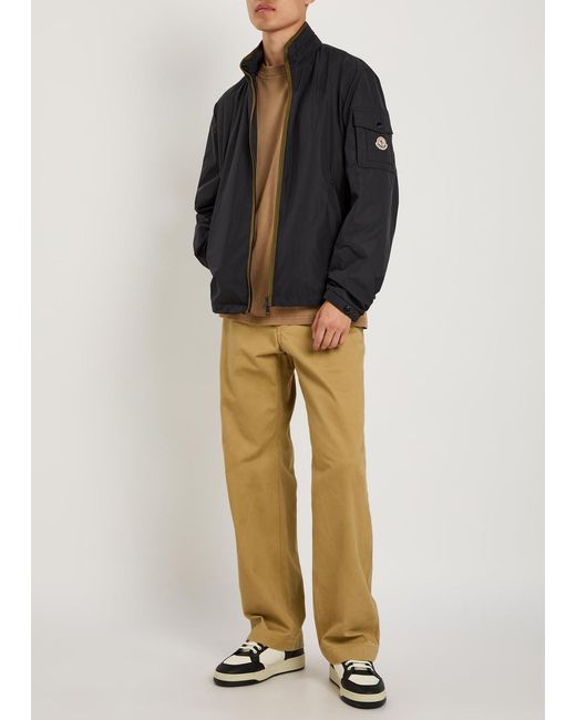 Moncler Black Sayan Hooded Shell Jacket for men