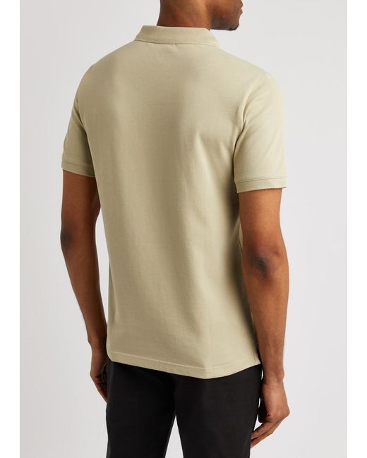 Calvin Klein Natural Logo Piqué Stretch-cotton Polo Shirt for men
