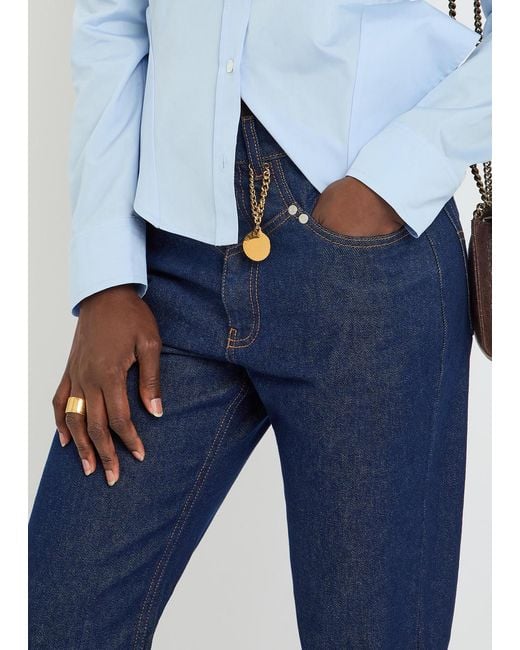 Stella McCartney Blue Slim-Leg Jeans