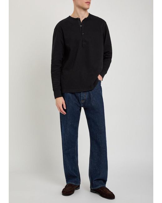 Studio Nicholson Blue Marylebone Relaxed Straight-Leg Jeans for men